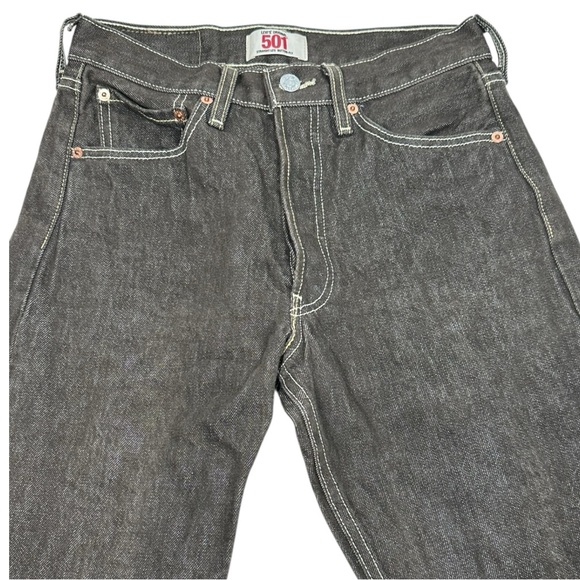 Levi's 501XX Men's 29 x 30 Straight Leg Button Fly Brown Denim Wash Cotton - Picture 2 of 12